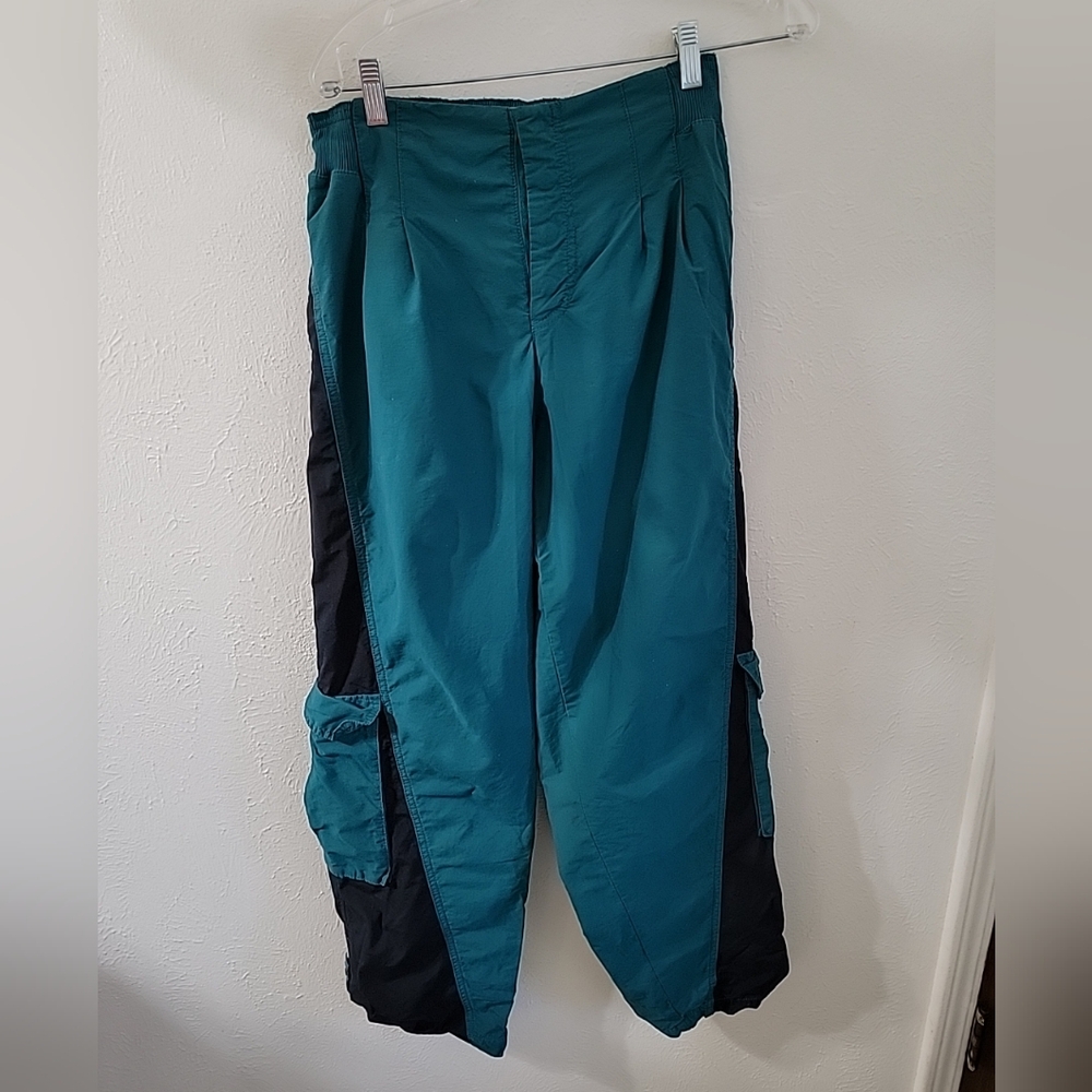 Free People Movement Teal and Black Cargo Pants - Picture 4 of 12